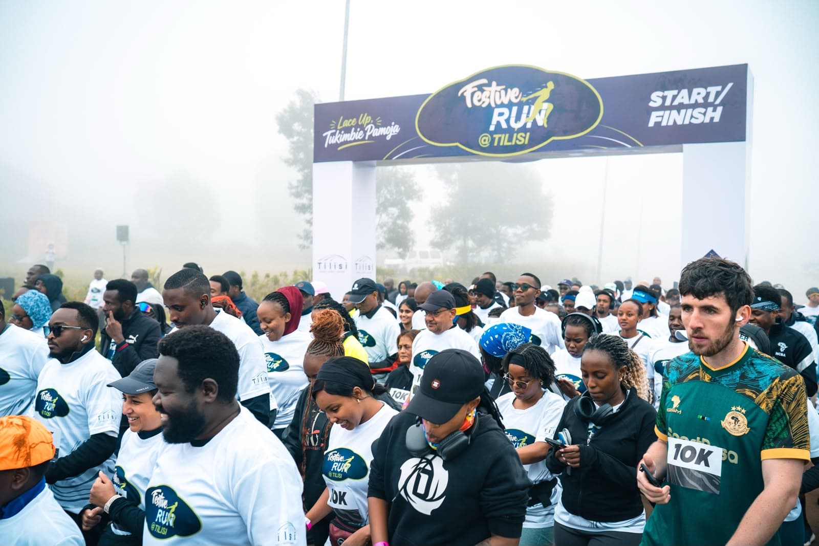 Festive Run 2026 community run at Tilisi