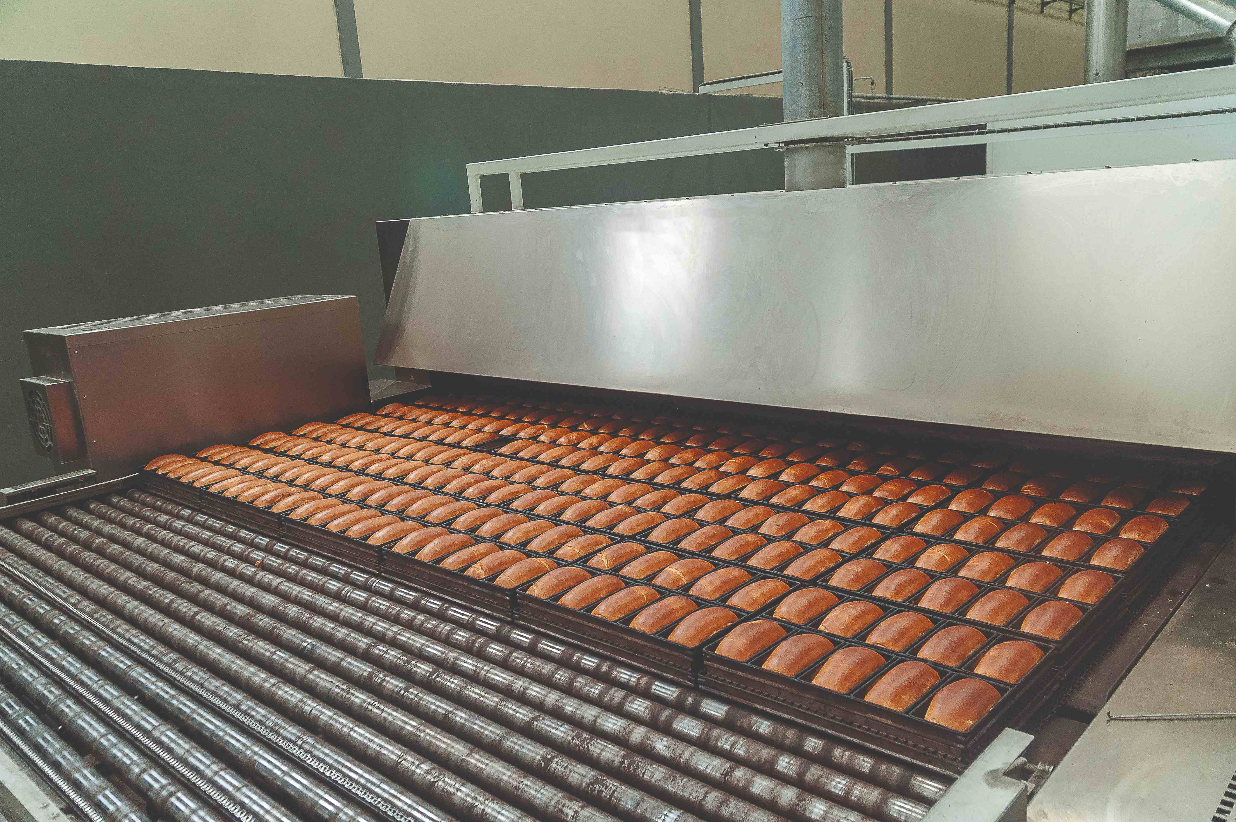 DPL Festive's second fully automated bread line with industrial baking racks