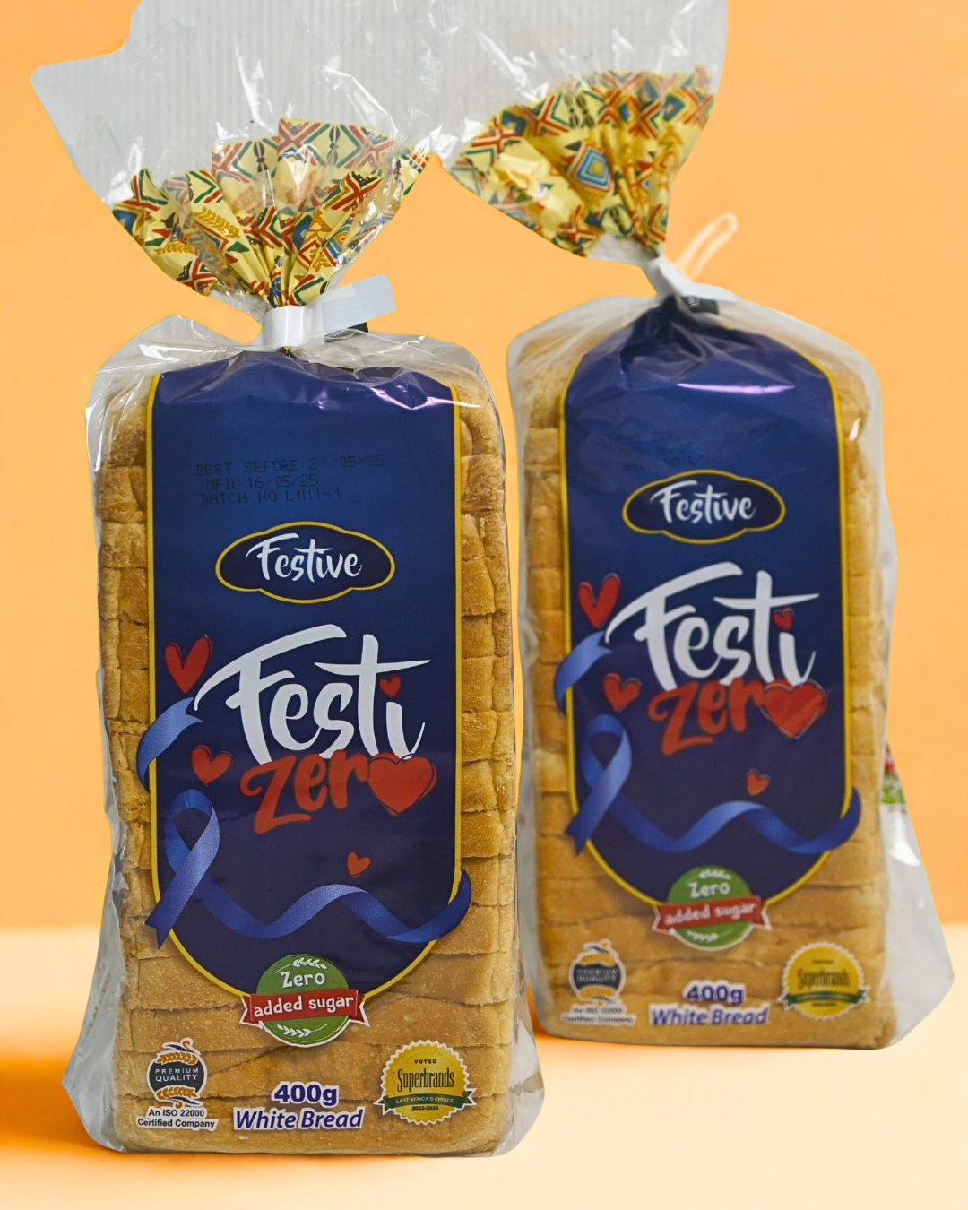 FestiZero white bread - the region's first zero sugar added bread