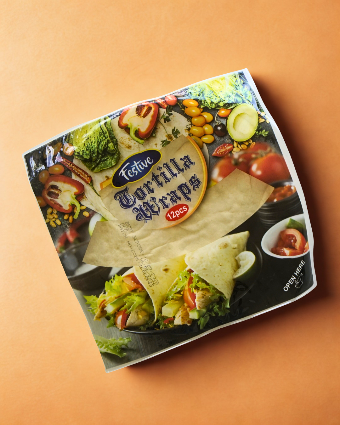 Festive Tortilla Wraps - first locally manufactured in the region