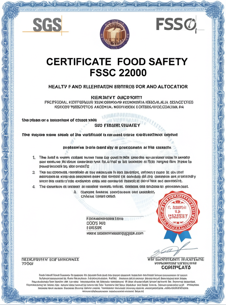 FSSC 22000 Food Safety Certification awarded to DPL Festive